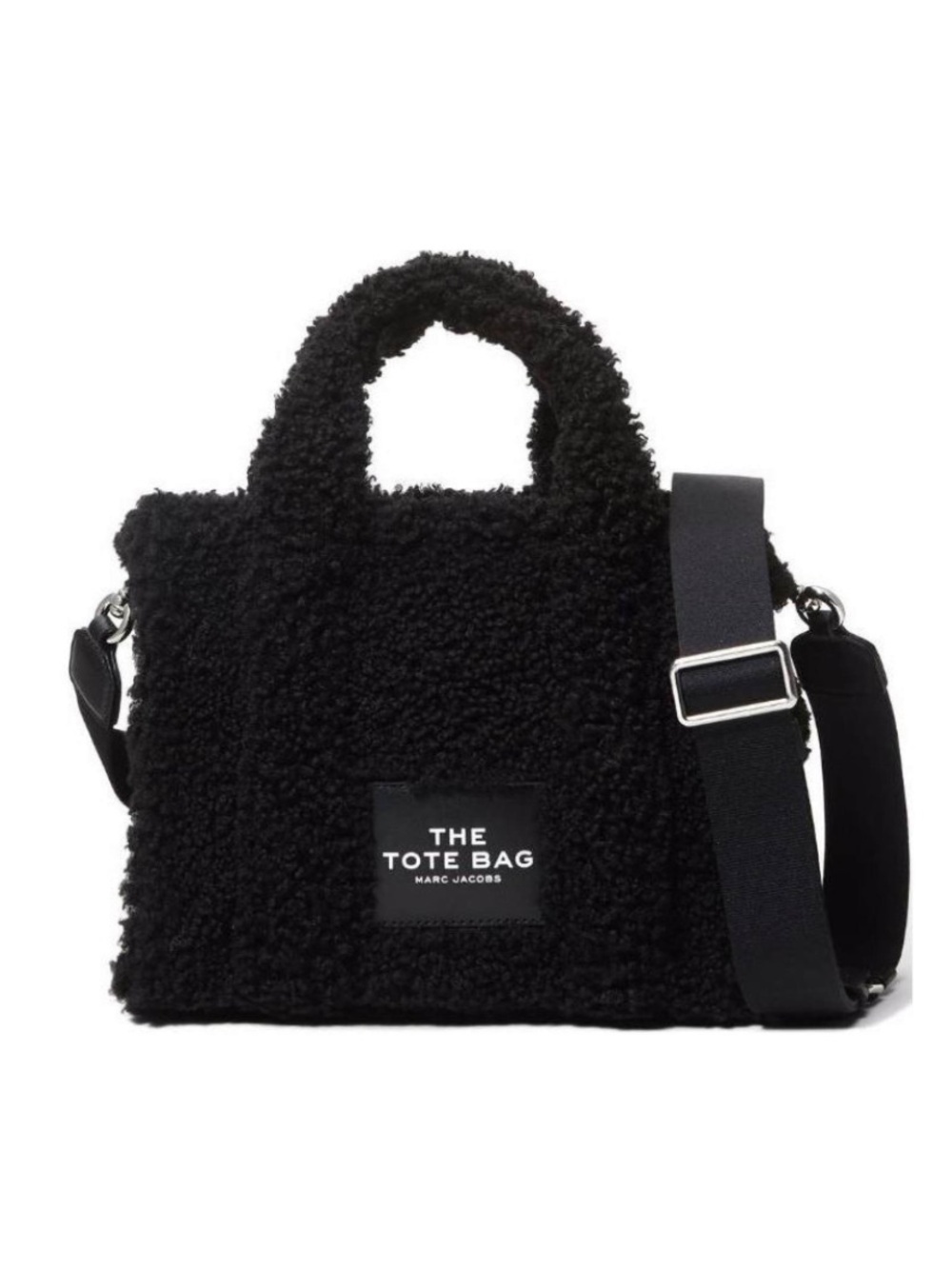 NWT Marc Jacobs Teddy Small Tote Bag Black